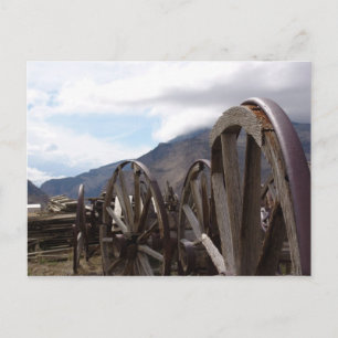 Ciudad de Olde en Cody, postal de WY