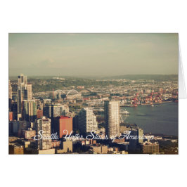 Ciudad de Seattle. Vista desde la torre de la ciud