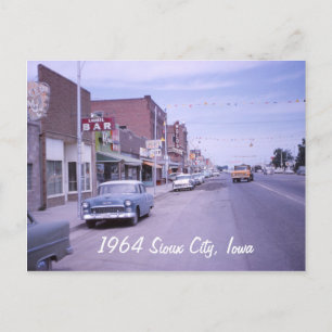 Ciudad de Sioux, postal de Iowa