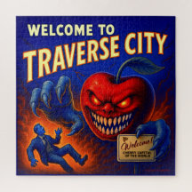 CIUDAD DE TRAVERSE 20 X 20 PUZZLE DE JIGSAW.