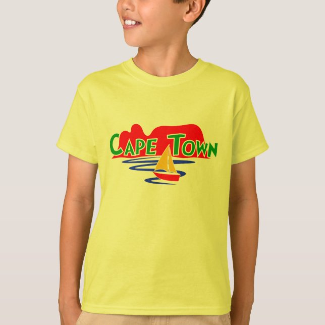 Ciudad del Cabo: Niños sudafricanos o camisetas pa (Anverso)
