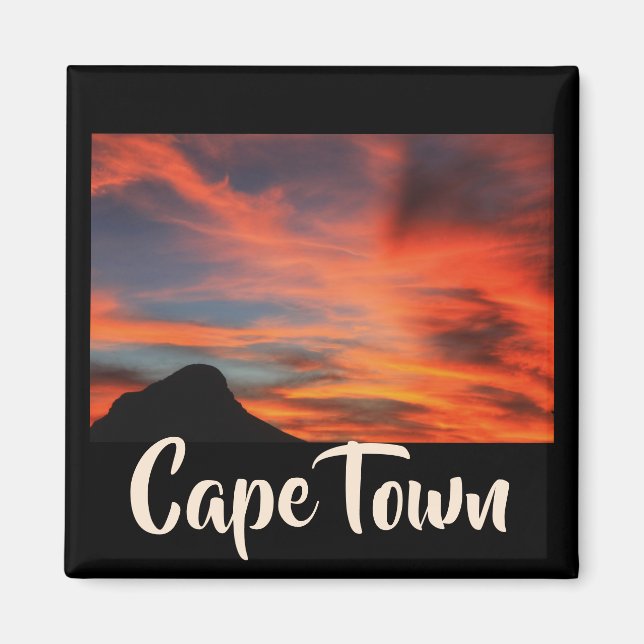 Ciudad del Cabo, ZA, imán de cabeza de león de Sud (Frente)