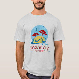Ciudad del océano, camiseta de NJ