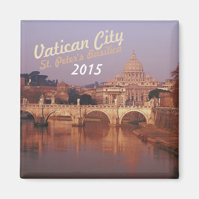 Ciudad del Vaticano Año de cambio de imanes de hig (Frente)