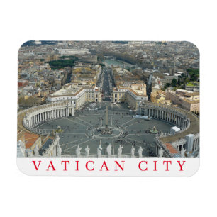 Ciudad del Vaticano Plaza San Pedro ver imán de ne