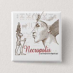 Ciudad egipcia de la necrópolis del botón muerto