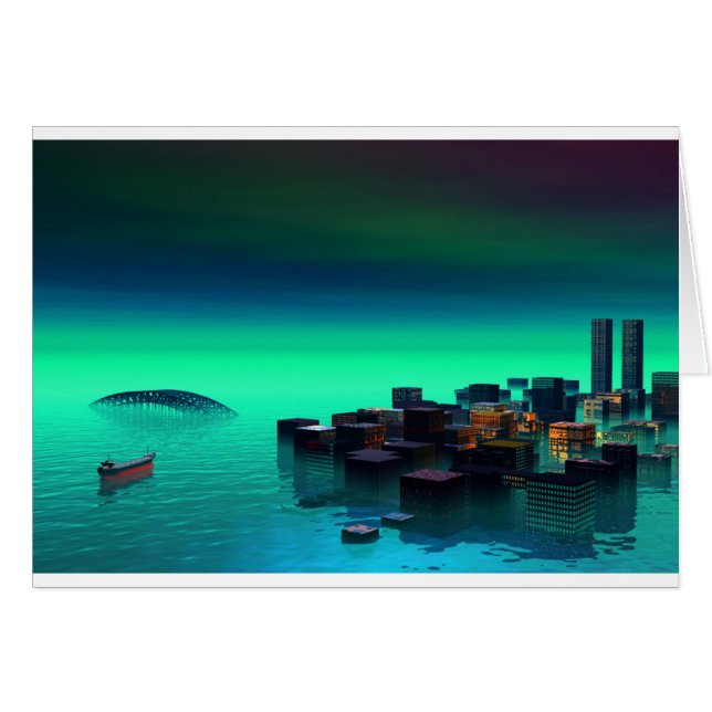 Ciudad en el agua (Anverso (Horizontal))