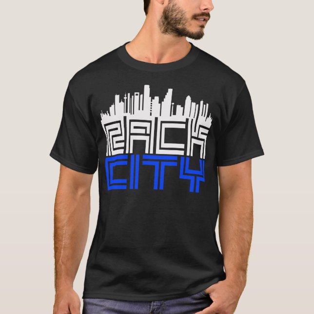 Ciudad en rack — camiseta (Anverso)