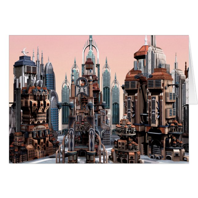 Ciudad futurista (Anverso (Horizontal))