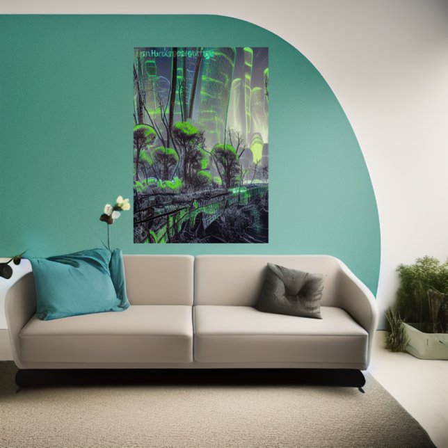 Ciudad muerta abandonada | Poster de arte de IA (Subido por el creador)