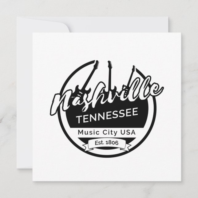 Ciudad musical de Nashville Tennessee (Anverso)