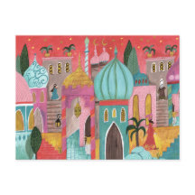 ciudad oriental religiosa Navidad Hol ilustrativa