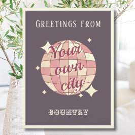 Ciudad postal nombre púrpura descoball