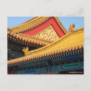 Ciudad prohibida en la postal de China