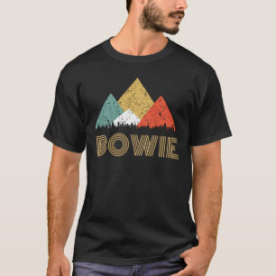 Ciudad retra de la camisa de la montaña de Bowie