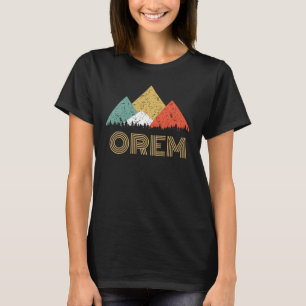 Ciudad retra de la camisa de la montaña de Orem