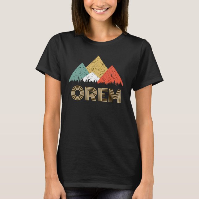 Ciudad retra de la camisa de la montaña de Orem (Anverso)