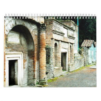 Ciudad romana antigua - calendarios de Pompeya