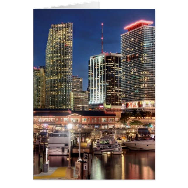 Ciudad skyline de Miami en Florida (Frente)