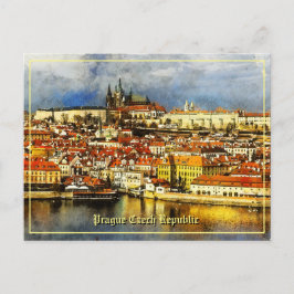 Ciudad Vieja Praga (Praha) desde la tarjeta postal