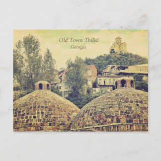Ciudad vieja Tbilisi, Georgia - postal