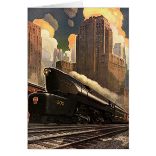 Ciudad Vintage, tren dúplex T1 en vías férreas