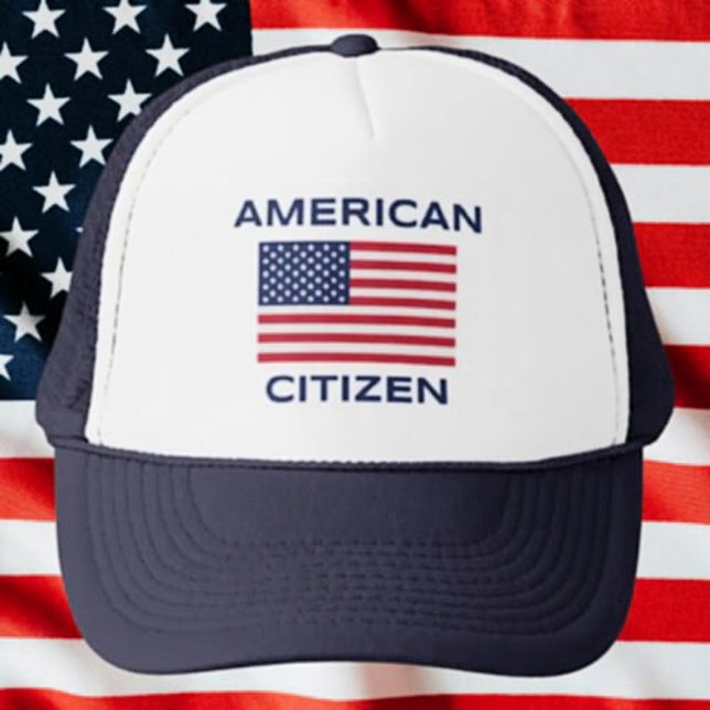 Ciudadano americano audaz sombrero camionero de ba (Subido por el creador)