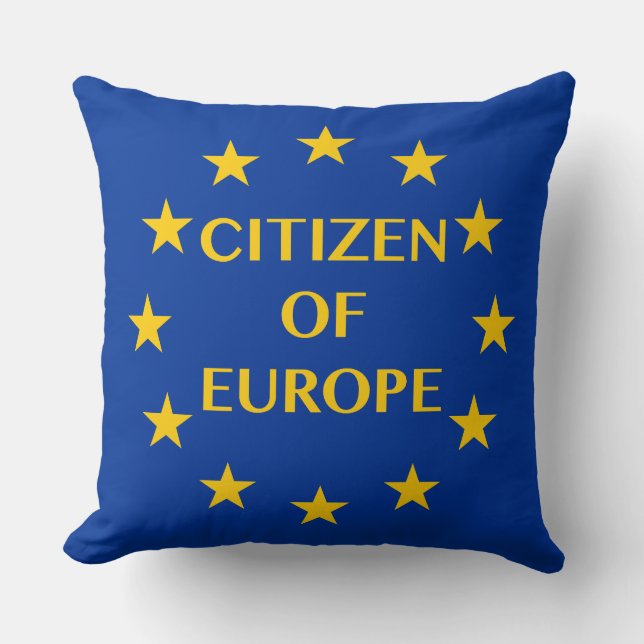 Ciudadano de la almohada de Europa (Anverso)