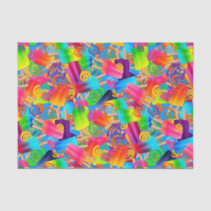 CKC Popsicle Swirls, Papel de envolvimiento de tej