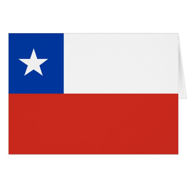 CL de la bandera de Chile (Anverso (Horizontal))