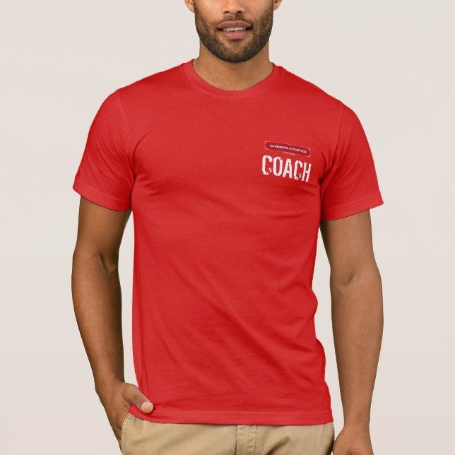 Clabaugh Athletics COACH Polo Shirt (Anverso)