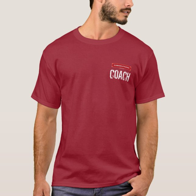 Clabaugh Athletics COACH Polo Shirt (Anverso)