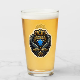 Claddagh Pint Glass