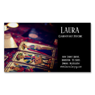 Clairvoyant Psychic 7 Imán de tarjetas de visita