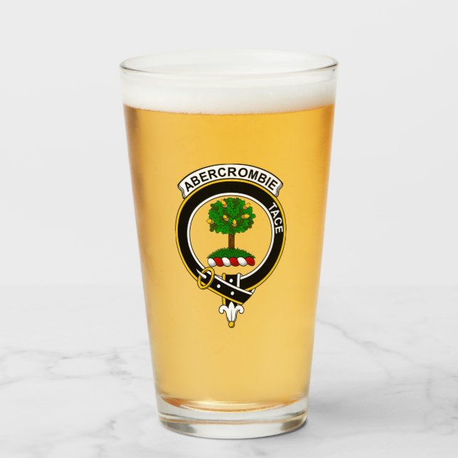 Clan Abercrombie (o Abercromby) Beer Glass (Anverso (lleno))