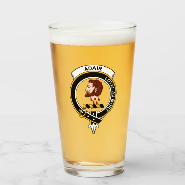 Clan Adair Beer Glass (Anverso (lleno))
