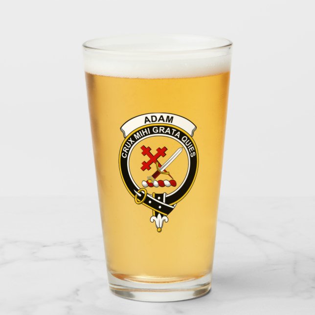 Clan Adam Beer Glass (Anverso (lleno))