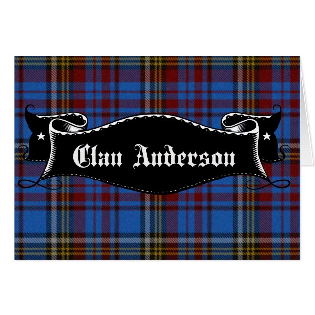 Clan Anderson Banner (Anverso (Horizontal))
