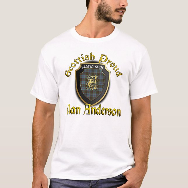 Clan Anderson Camisetas del Orgullo Escocés (Anverso)