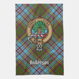 Clan Anderson Escudo Kitchen Toalla