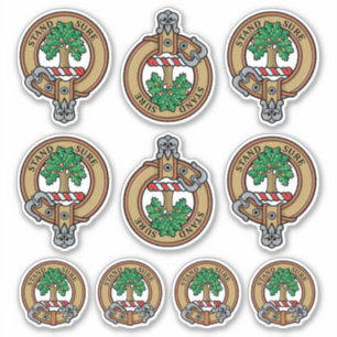 Clan Anderson Escudo Pegatina Set