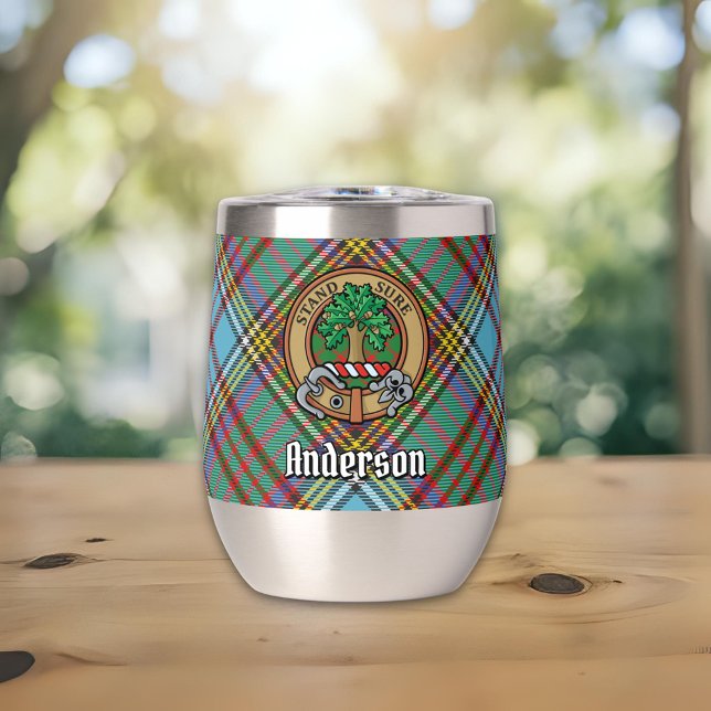 Clan Anderson Escudo sobre Tartán (Subido por el creador)