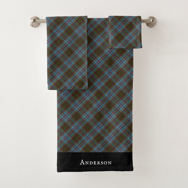 Clan Anderson Tartan Plaid Pattern Scottish (In situ)