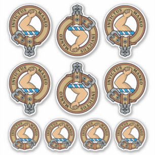 Clan Armstrong Escudo Pegatina Set