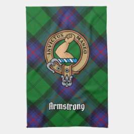 Clan Armstrong Escudo sobre la toalla de cocina de