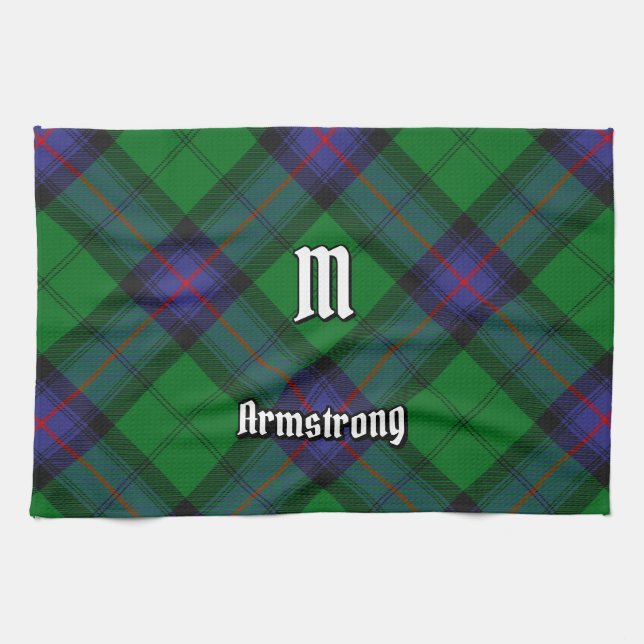 Clan Armstrong Tartan Kitchen Toalla (Horizontal)