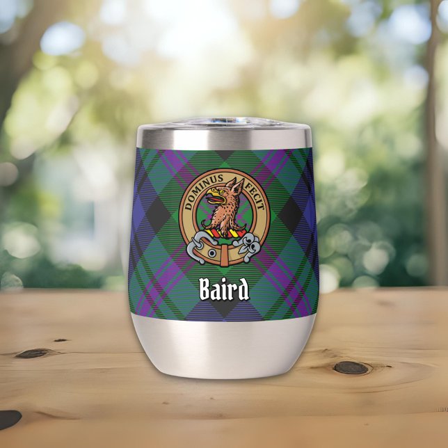 Clan Baird Escudo sobre Tartán (Subido por el creador)