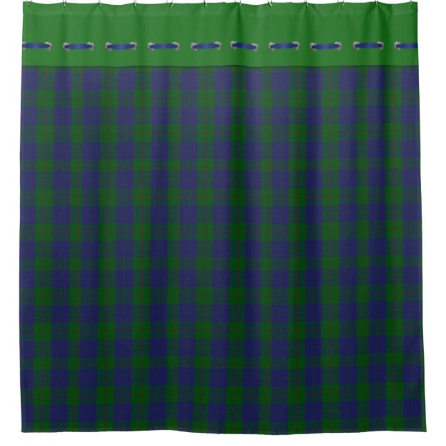 Clan Barclay Tartan Plaid Shower Cortina (Anverso)
