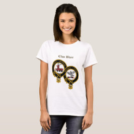 Clan Blair Escudo con camisetas de mujeres