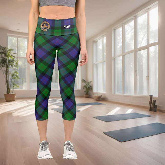 Clan Blair Tartan Capri Leggings (Subido por el creador)